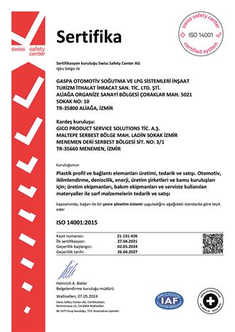 Sertifikalarımız